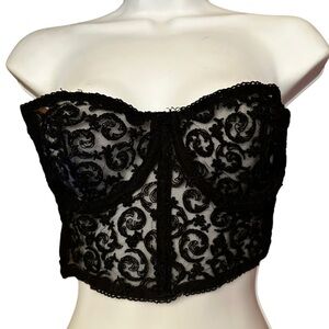 Fantasies by Morgan Taylor Black‎ Strapless Bra